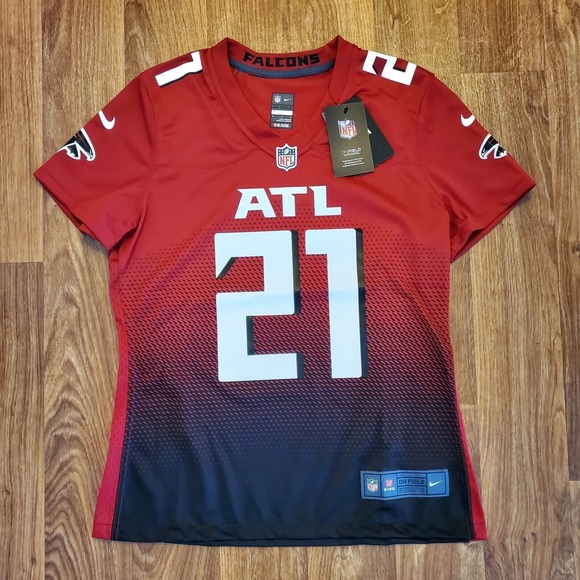 Nike OnField Todd Gurley Jersey Atlanta Falcons NFL Womens Med Football New‎ - Picture 1 of 6